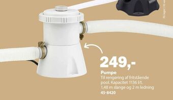 Biltema Pumpe tilbud
