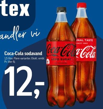 Føtex Coca-Cola sodavand tilbud