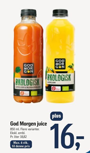 Føtex God Morgen juice tilbud