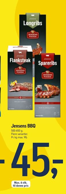 Føtex Jensens Bbq tilbud