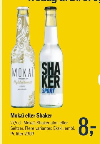 Føtex Mokaï eller Shaker tilbud