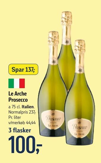 Føtex Le Arche Prosecco tilbud