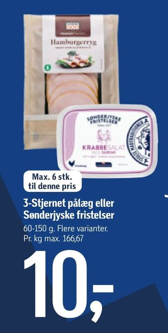 Føtex 3-Stjernet pålæg eller Sønderjyske fristelser tilbud