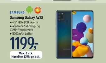 Føtex Samsung Galaxy A21S tilbud