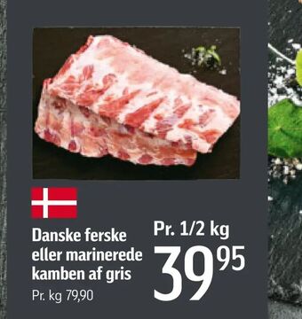 Føtex Danske ferske eller marinerede kamben af gris tilbud