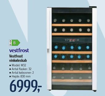 Føtex Vestfrost vinkøleskab tilbud