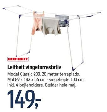 Leifheit vingetørrestativ