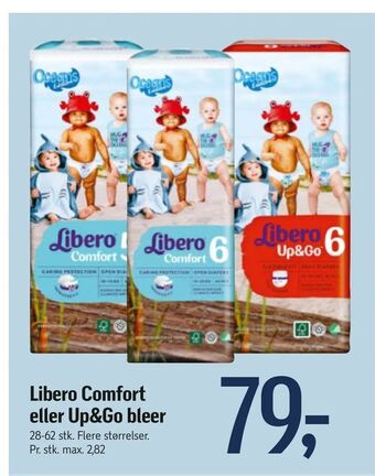 Føtex Libero Comfort eller Up&Go bleer tilbud