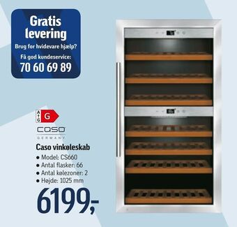 Caso vinkøleskab