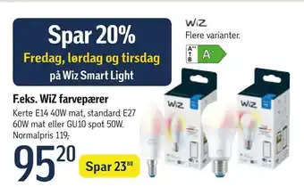 WiZ farvepærer