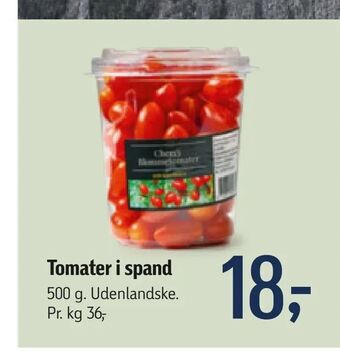 Føtex Tomater i spand tilbud