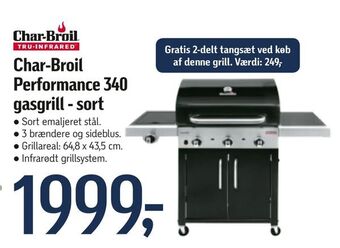 Føtex Char-Broil Performance 340 gasgrill - sort tilbud