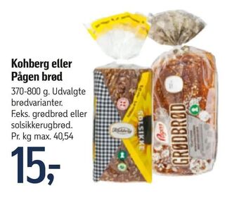 Føtex Kohberg eller Pågen brød tilbud