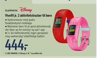Føtex Vivofit jr. 2 aktivitetstracker til børn tilbud