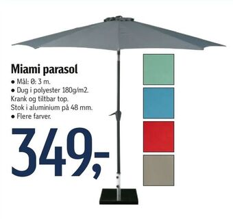 Føtex Miami parasol tilbud
