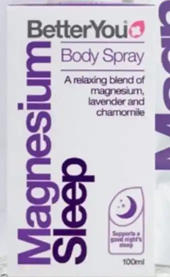 Better You Magnesium Sleep Body Spray 100ml