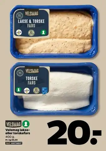 Netto Velsmag lakse eller torskefars tilbud
