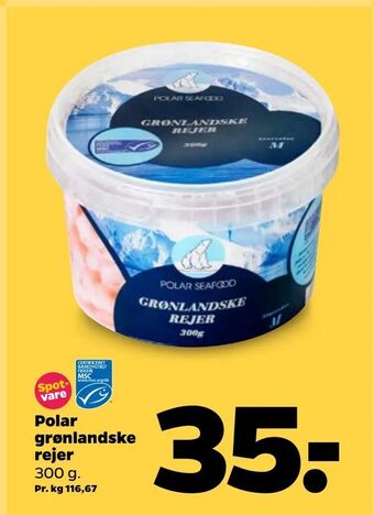 Netto Polar grønlandske rejer tilbud