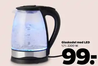 Netto Glaskedel med LED tilbud