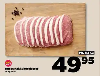 Netto Duroc nakkekoteletter tilbud