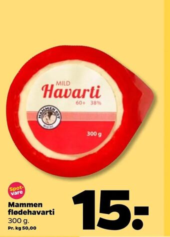 Netto Mammen flødehavarti tilbud