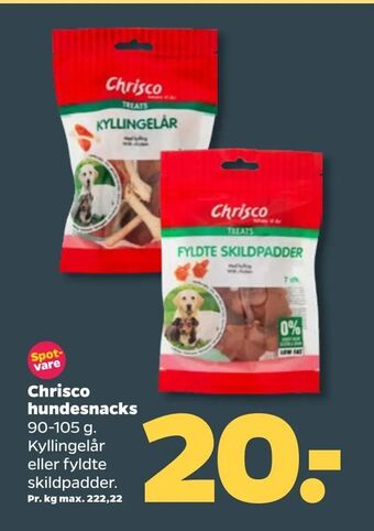 Netto Chrisco hundesnacks tilbud
