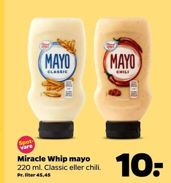 Netto Miracle Whip mayo tilbud