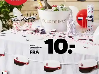 Netto Pynt til studenterfesten tilbud