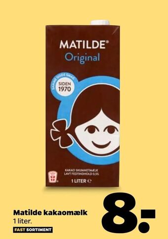 Netto Matilde kakaomælk tilbud
