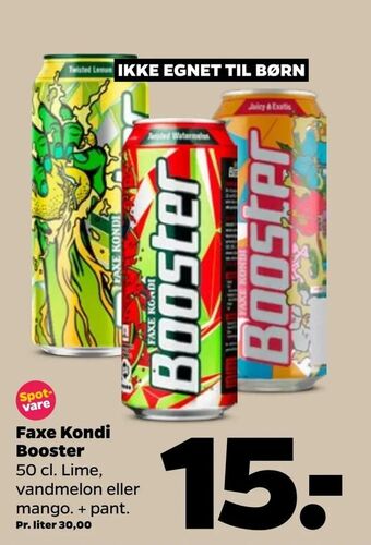 Netto Faxe Kondi Booster tilbud