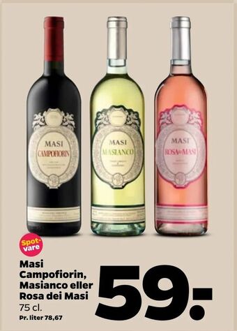 Netto Masi Campofiorin, Masianco eller Rosa dei Masi tilbud