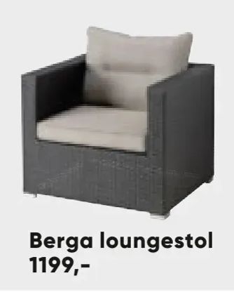 Bilka Berga loungestol tilbud