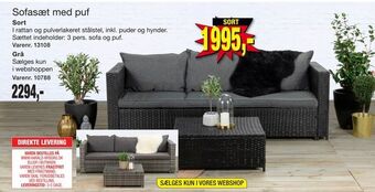 Harald Nyborg Sofasæt med puf tilbud