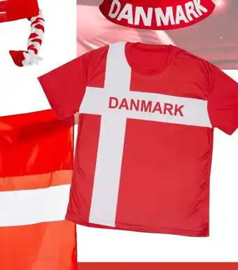 Harald Nyborg Danmark t-shirt - str. l tilbud