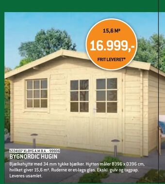 XL-BYG Bygnordic hugin tilbud