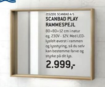 XL-BYG Scanbad play rammespejl tilbud