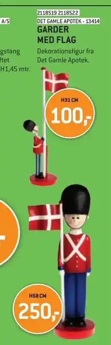 Garder med flag