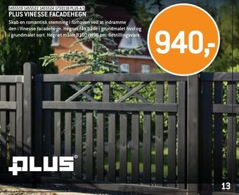 XL-BYG Plus vinesse facadehegn tilbud