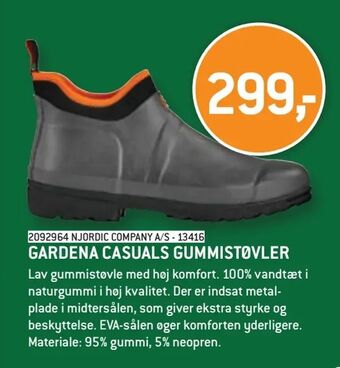 XL-BYG Gardena casuals gummistøvler tilbud