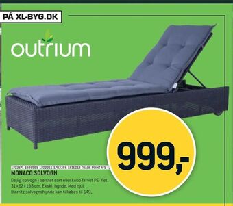 XL-BYG Monaco solvogn tilbud