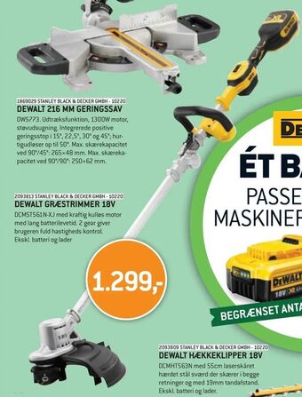 XL-BYG Dewalt græstrimmer 18v tilbud