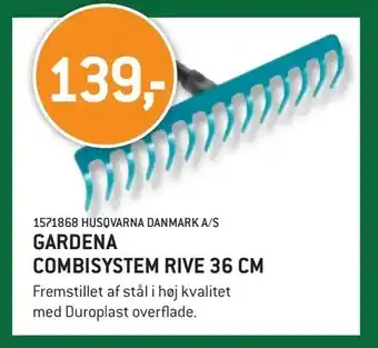 XL-BYG Gardena combisystem rive 36 cm tilbud