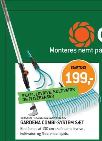 Gardena combi-system sæt