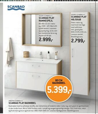 XL-BYG Scanbad play badmøbel tilbud