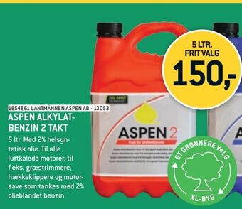 XL-BYG Aspen alkylatbenzin 2 takt tilbud