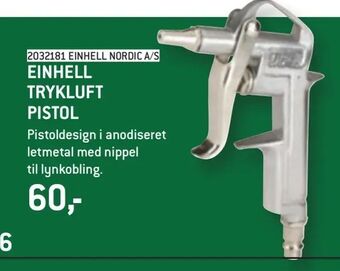 XL-BYG Einhell trykluft pistol tilbud