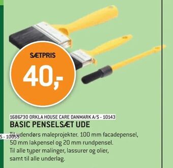 XL-BYG Basic penselsæt ude tilbud