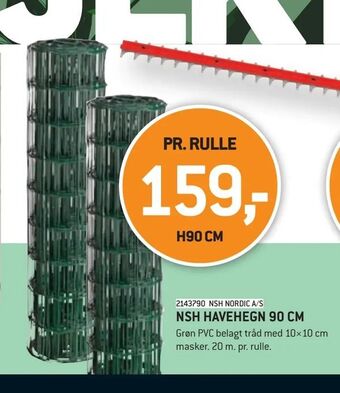 XL-BYG NSH HAVEHEGN 90 CM tilbud