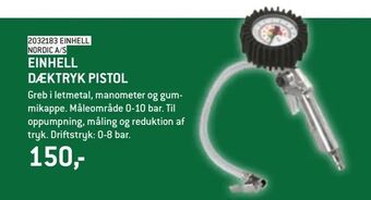 XL-BYG Einhell dæktryk pistol tilbud