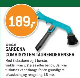 Gardena combisystem tagrenderenser